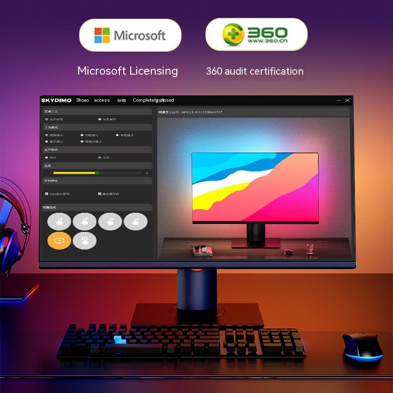 Kynodia™ SyncGlow – Smart Screen-Synchronized RGB Light