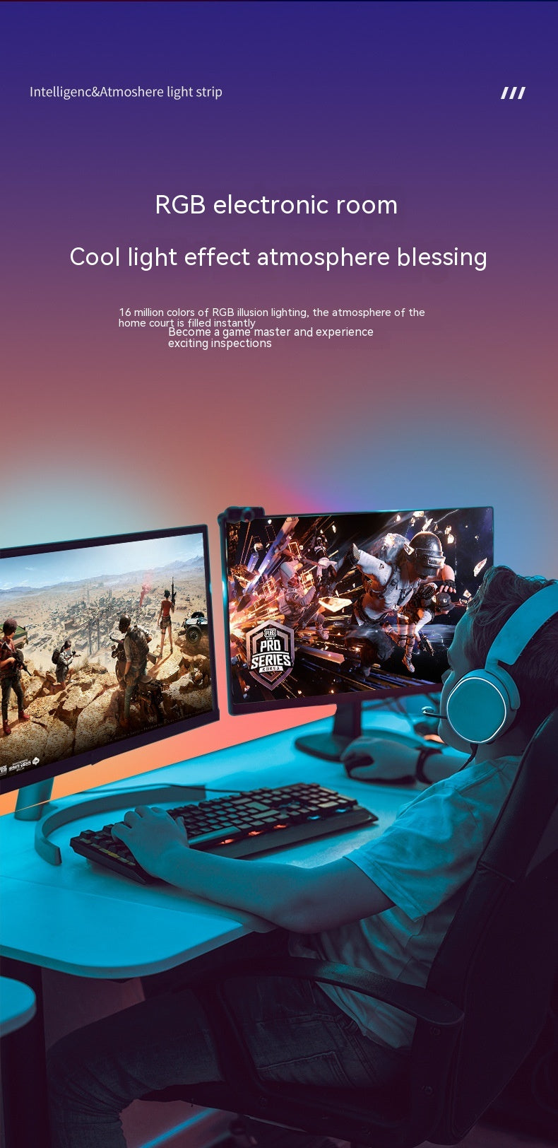 Kynodia™ SyncGlow – Smart Screen-Synchronized RGB Light