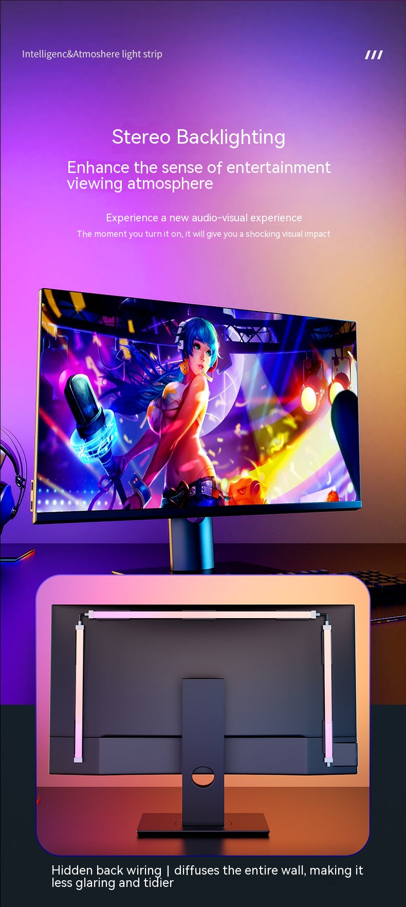 Kynodia™ SyncGlow – Smart Screen-Synchronized RGB Light